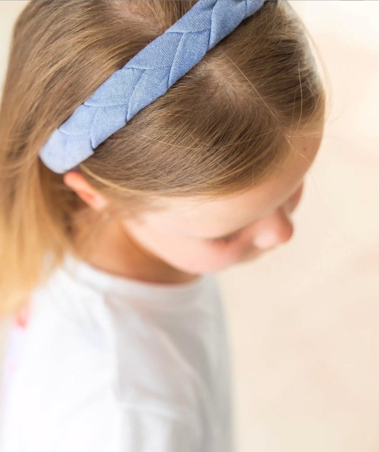 Denim haarband